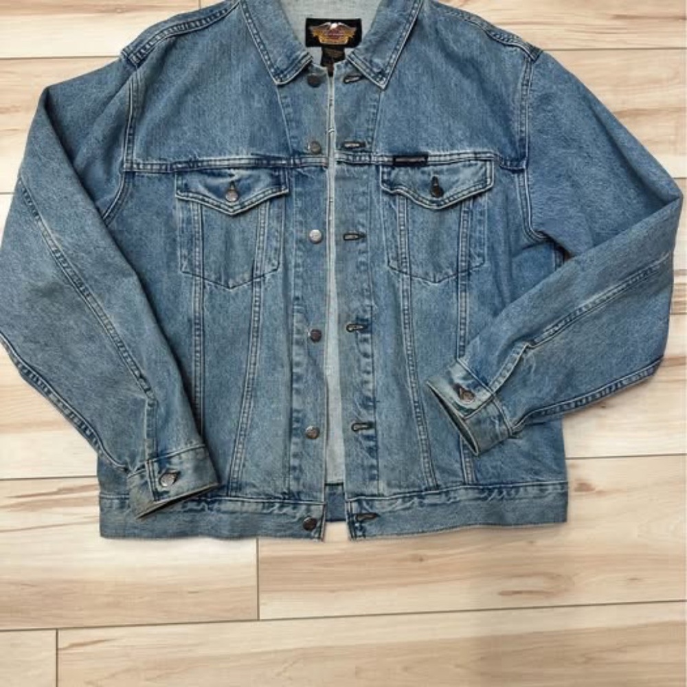 Harley-Davidson 100 year jean jacket